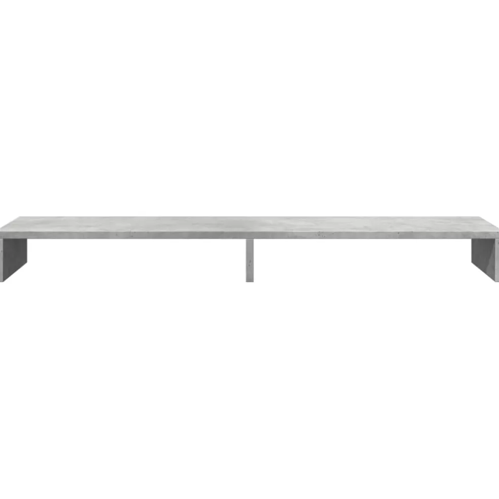 vidaXL Monitorstandaard 100x27x15 cm bewerkt hout artisanaal eiken