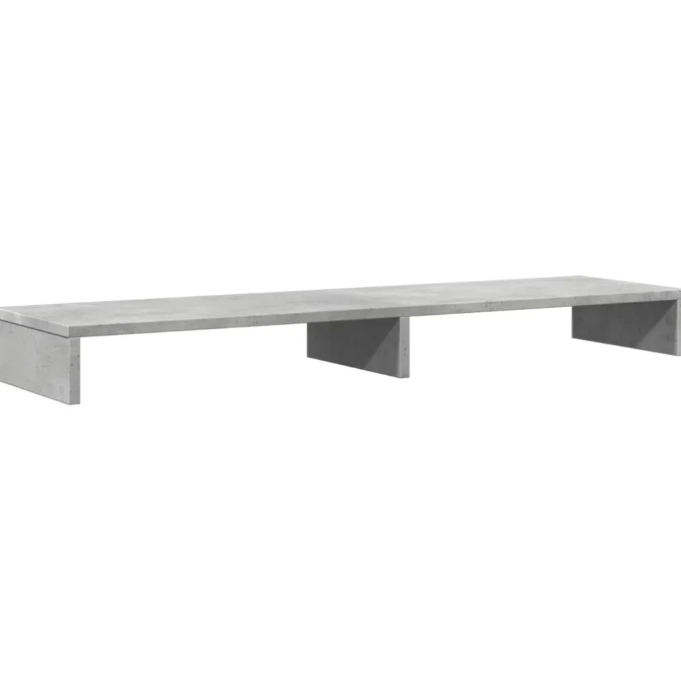 vidaXL Monitorstandaard 100x27x15 cm bewerkt hout artisanaal eiken