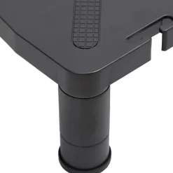 vidaXL Monitorstandaard 33,5x34x10,5 cm zwart