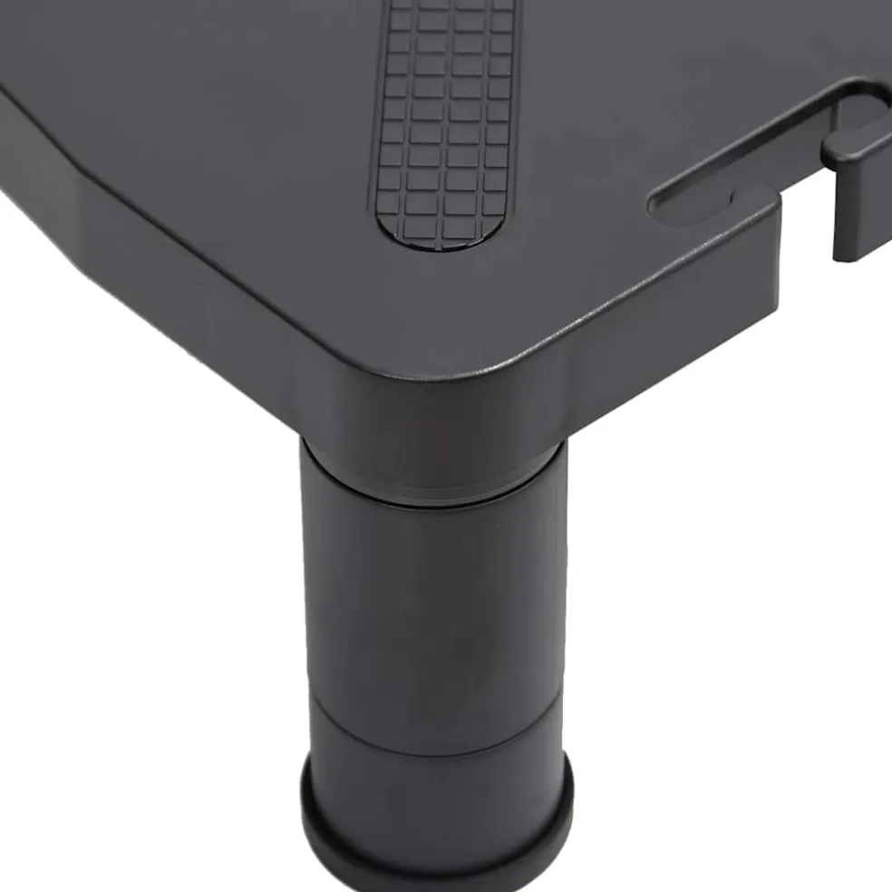vidaXL Monitorstandaard 33,5x34x10,5 cm zwart