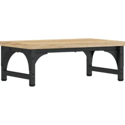 vidaXL Monitorstandaard 37x23x14 cm bewerkt hout sonoma eikenkleurig