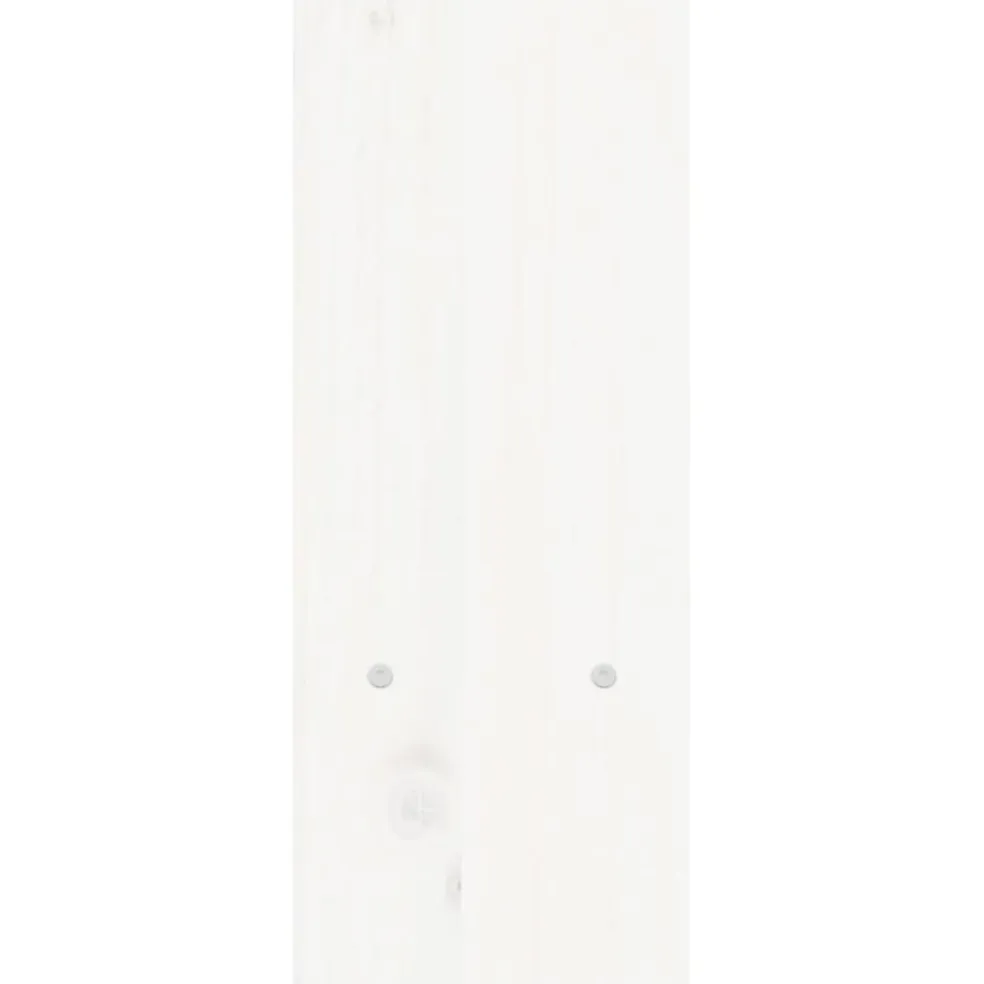 vidaXL Monitorstandaard (39-72)x17x43 cm massief grenenhout wit