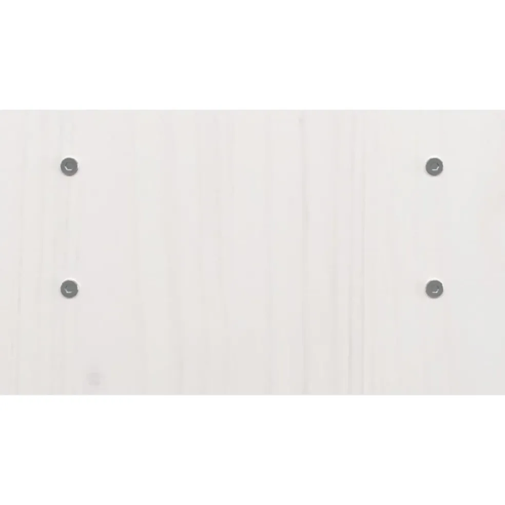 vidaXL Monitorstandaard 50x27x15 cm massief grenenhout wit