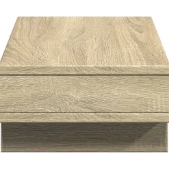 vidaXL Monitorstandaard 50x27x15 cm bewerkt hout sonoma eikenkleurig