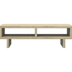 vidaXL Monitorstandaard 50x27x15 cm bewerkt hout sonoma eikenkleurig