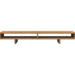 vidaXL Monitorstandaard 100x27x15 cm bewerkt hout artisanaal eiken