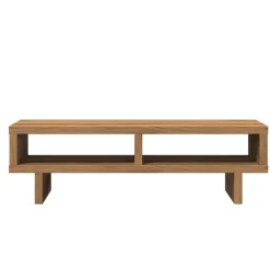 vidaXL Monitorstandaard 50x27x15 cm bewerkt hout artisanaal eikenkleur