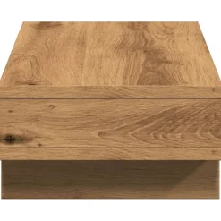 vidaXL Monitorstandaard 50x27x15 cm bewerkt hout artisanaal eikenkleur