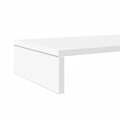 vidaXL Monitorstandaard 100x27x10 cm bewerkt hout wit