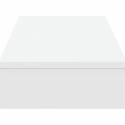 vidaXL Monitorstandaard 100x27x10 cm bewerkt hout wit