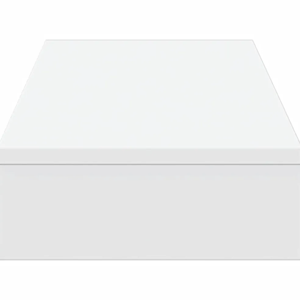 vidaXL Monitorstandaard 100x27x10 cm bewerkt hout wit