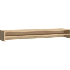 vidaXL Monitorstandaard 100x24x13 cm bewerkt hout sonoma eikenkleurig