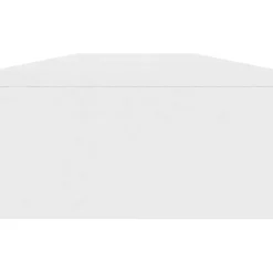vidaXL Monitorstandaard 100x24x13 cm bewerkt hout wit