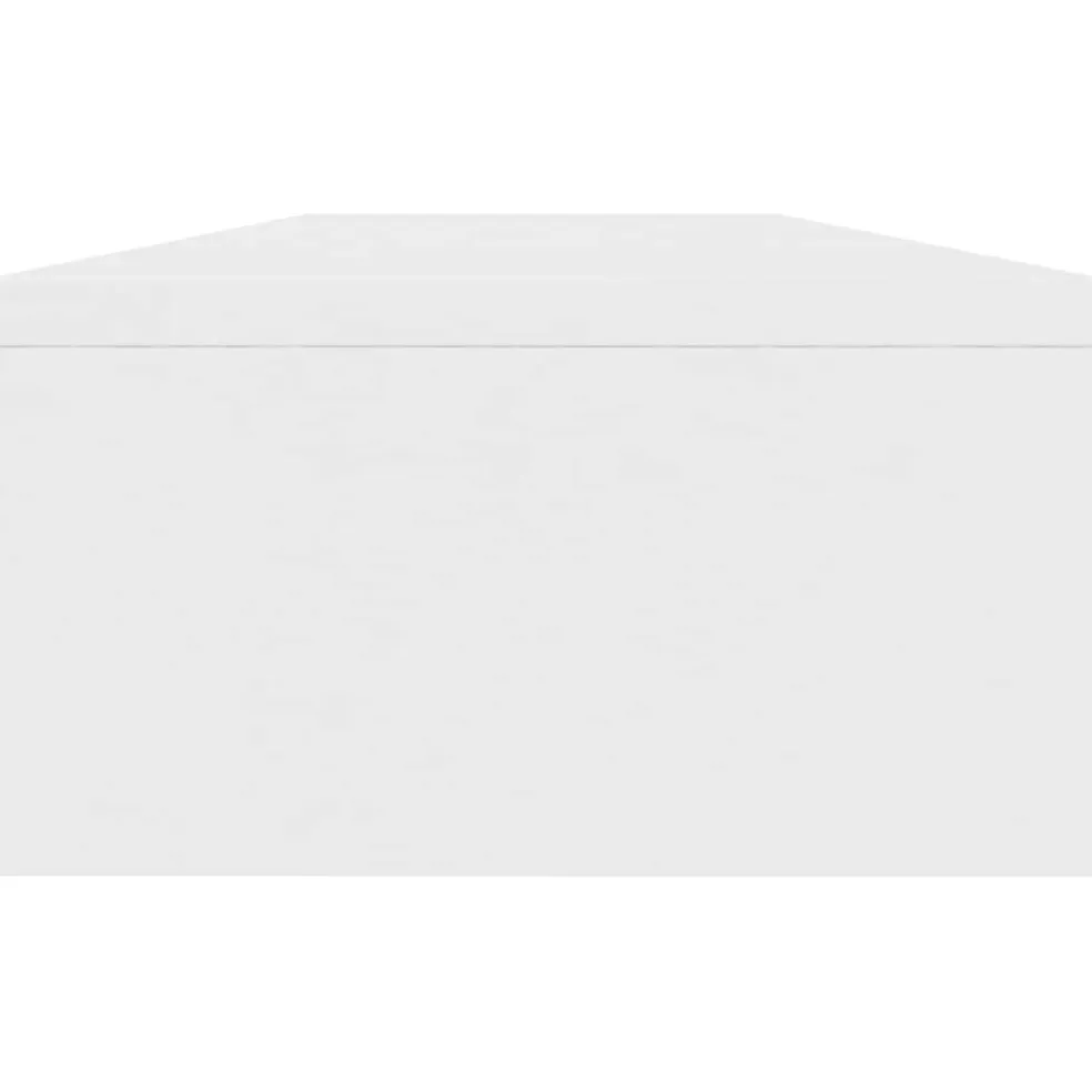 vidaXL Monitorstandaard 100x24x13 cm bewerkt hout wit