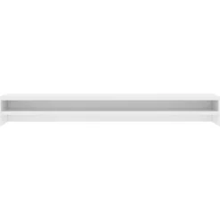 vidaXL Monitorstandaard 100x24x13 cm bewerkt hout wit