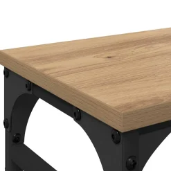 vidaXL Monitor Stand Artisanaal eiken 55 x 23 x 14 cm Bewerkt hout