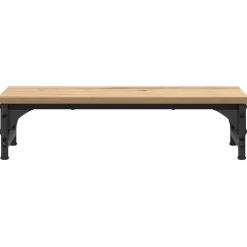 vidaXL Monitor Stand Artisanaal eiken 55 x 23 x 14 cm Bewerkt hout