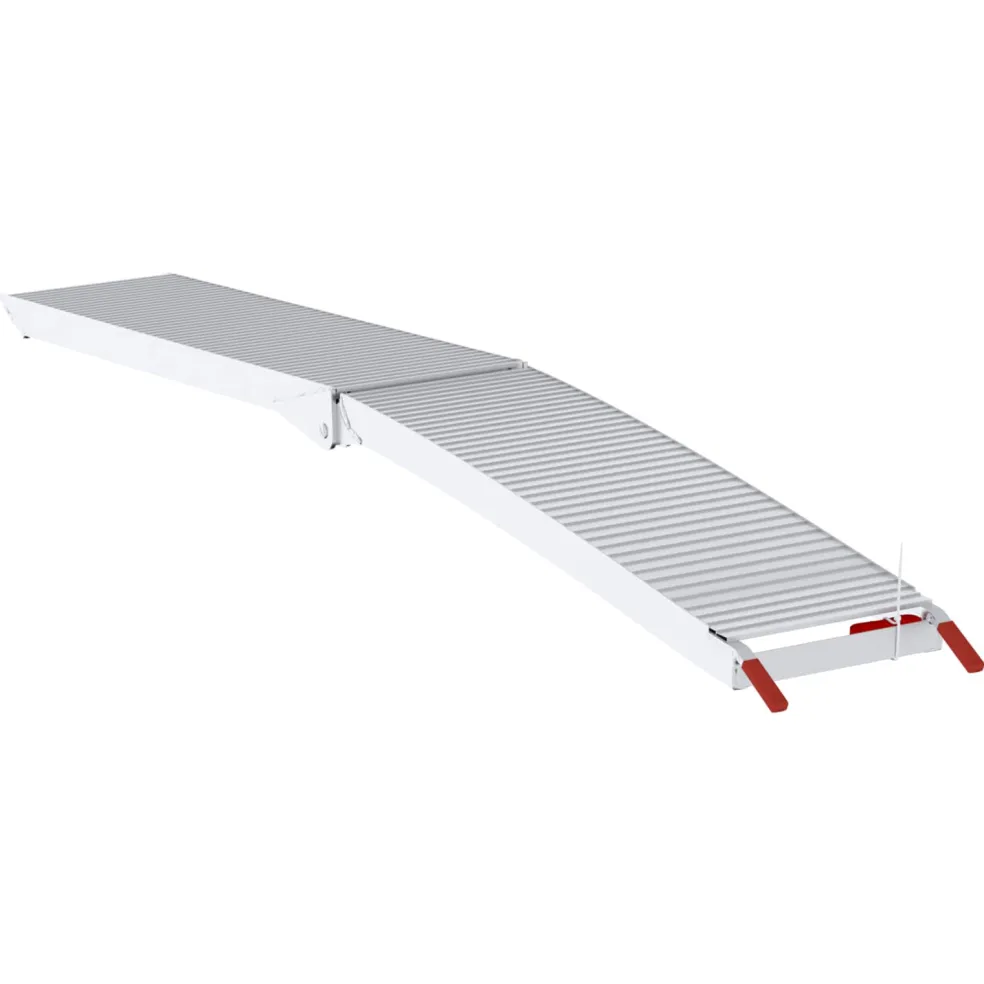 vidaXL Motorcycle Ramp 680 kg 2 st Zilver 680 kg Aluminium