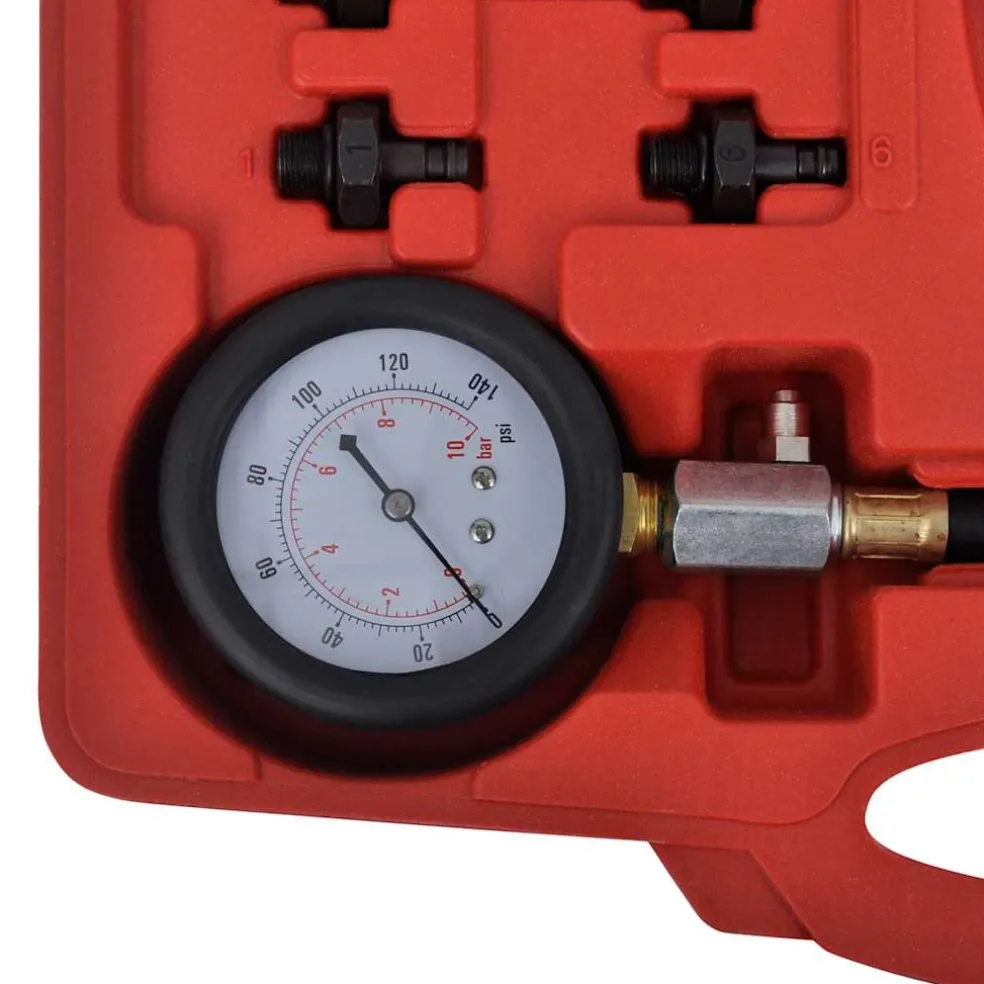 vidaXL Motor en olie druk test set