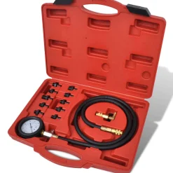 vidaXL Motor en olie druk test set
