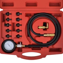 vidaXL Motor en olie druk test set