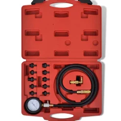 vidaXL Motor en olie druk test set