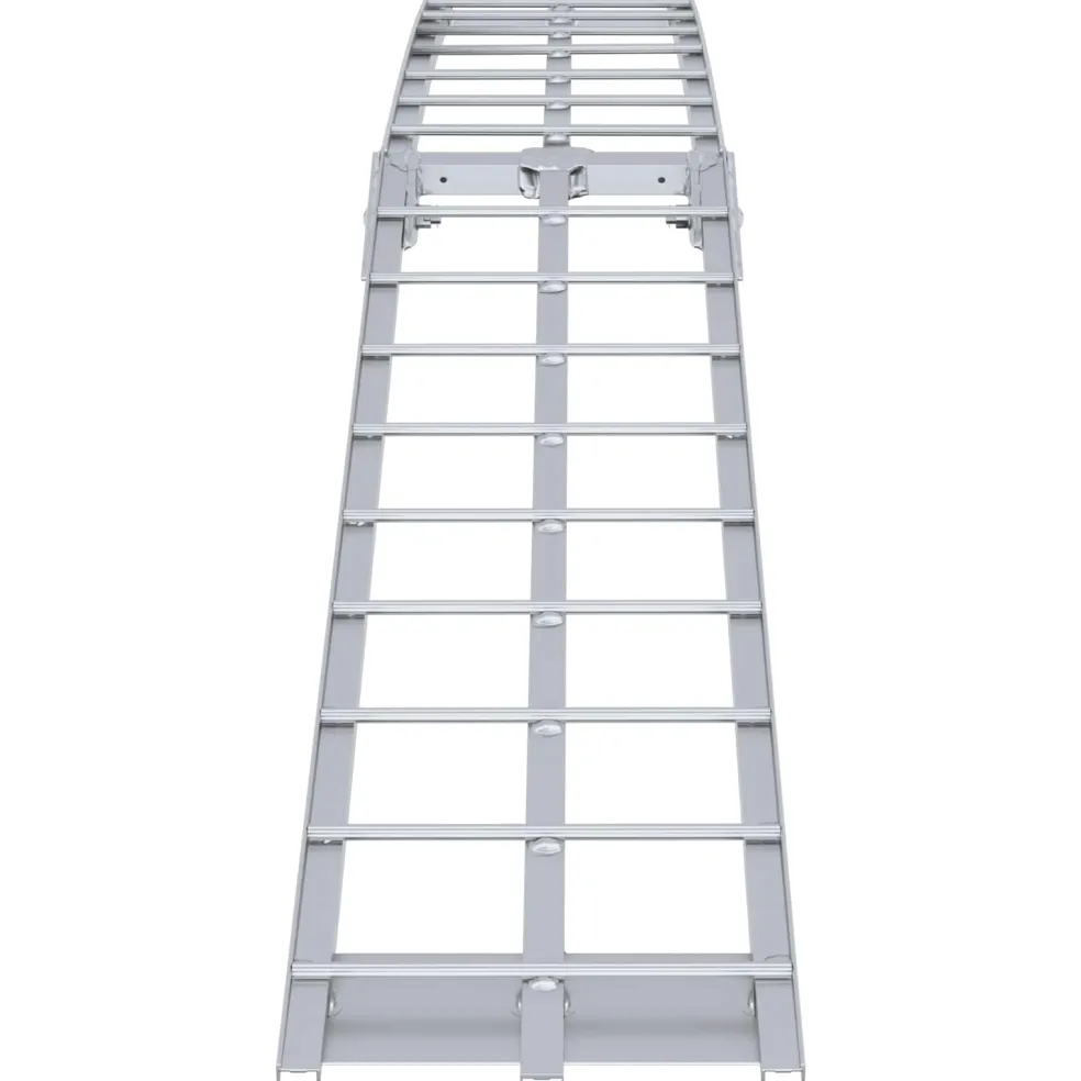 vidaXL Motorfietshelling zilver 340 kg per stuk Aluminium