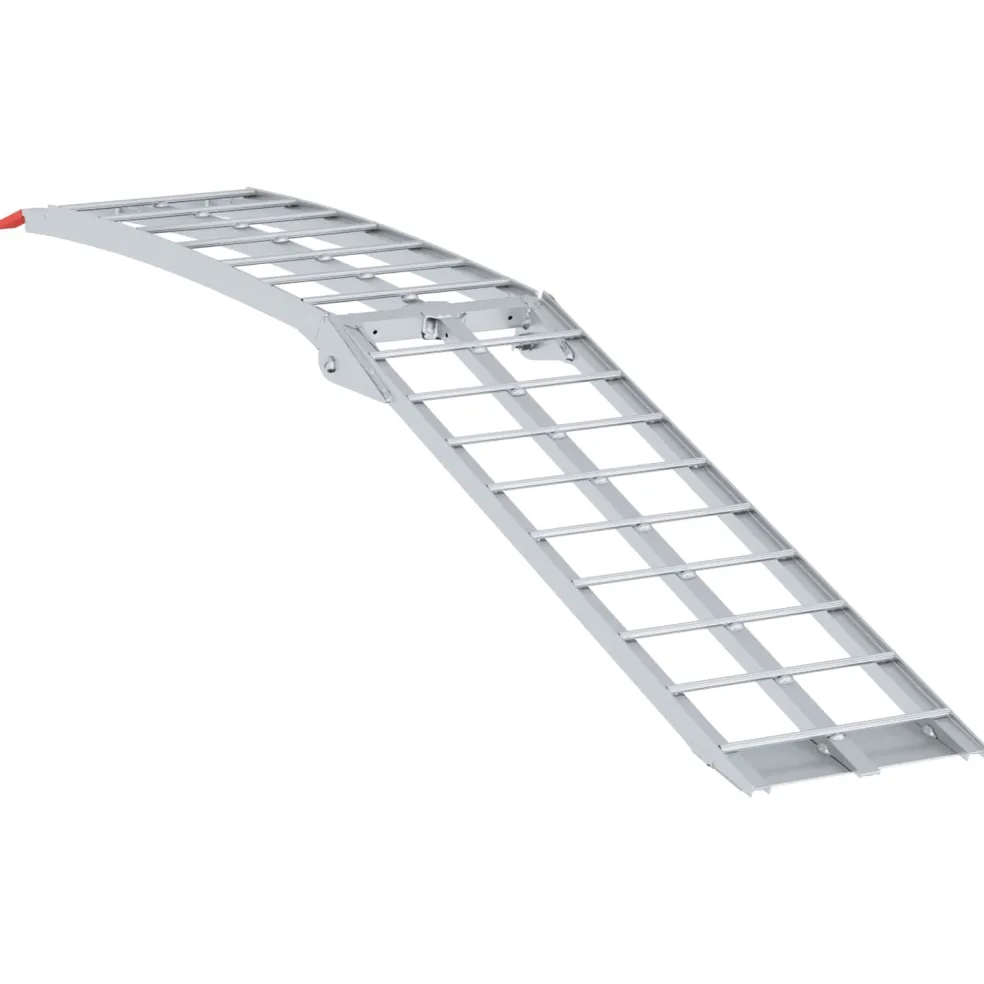 vidaXL Motorfietshelling zilver 340 kg per stuk Aluminium
