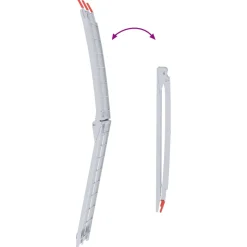 vidaXL Motorfietshelling zilver 340 kg per stuk Aluminium