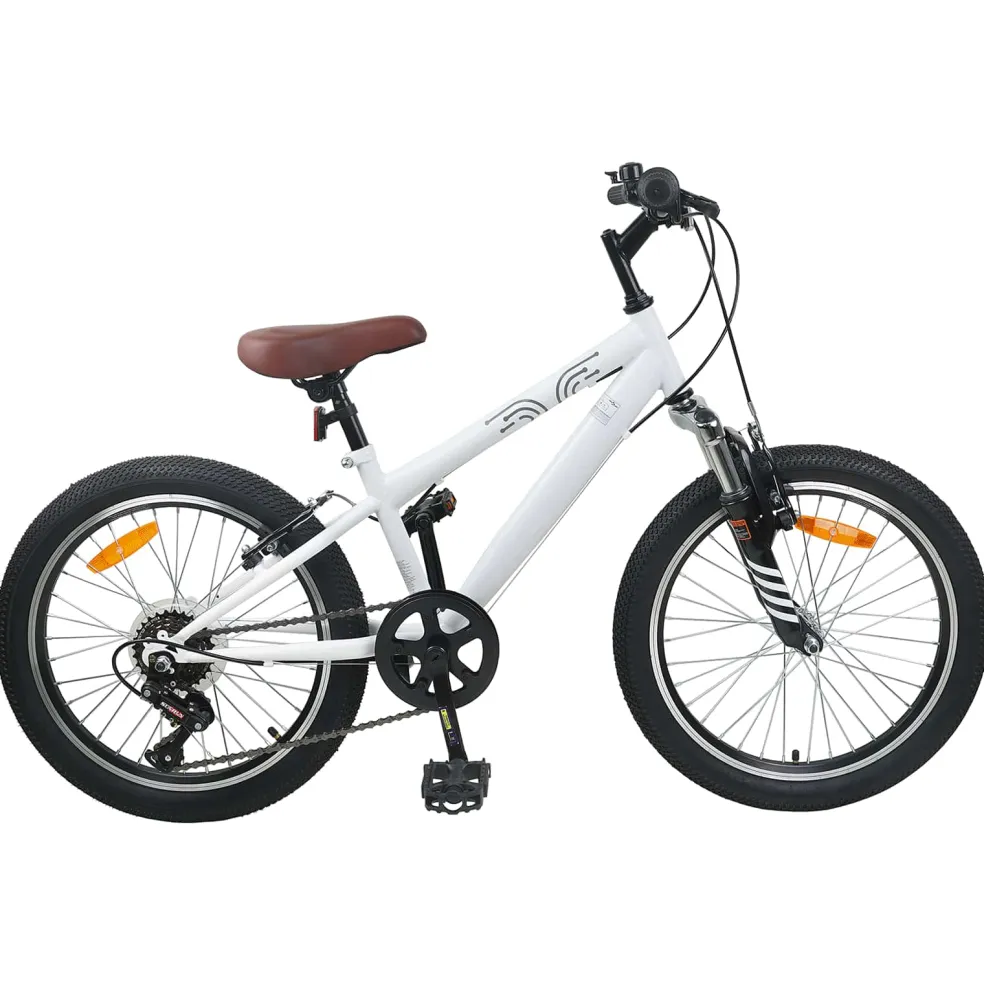 vidaXL Mountainbike 20 Inch 6-Snelheid voor 5-8 jaar oud Wit
