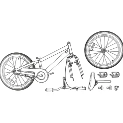 vidaXL Mountainbike 20 Inch 6-Snelheid voor 5-8 jaar oud Wit