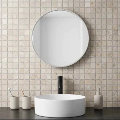 vidaXL Mozaïek Tegels Crèmekleurig 30 x 30 cm Marmer