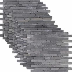 vidaXL Mozaïek Tegels Grijs 30 x 30 cm Marmer