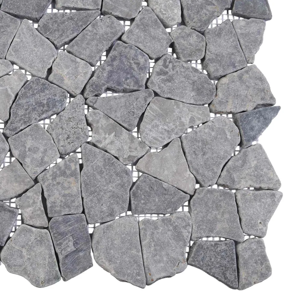 vidaXL Mozaïek Tegels Lichtgrijs 30 x 30 cm Marmer