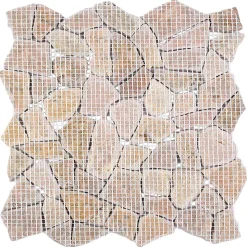 vidaXL Mozaïek Tegels Rood 30 x 30 cm Marmer