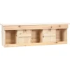 vidaXL Mussenhuis met 5 kamers 68x15x21 cm vurenhout