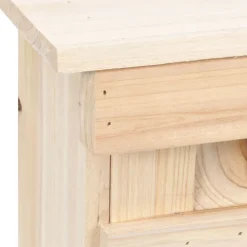 vidaXL Mussenhuis met 5 kamers 68x15x21 cm vurenhout
