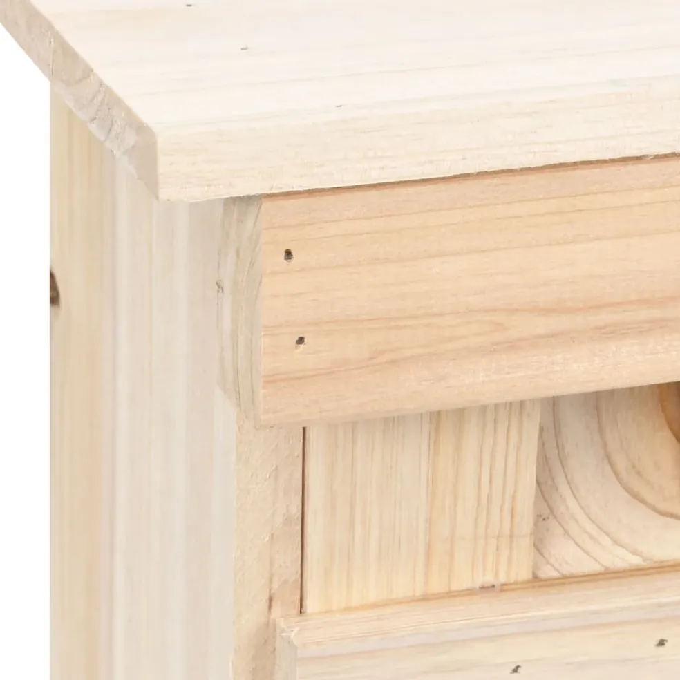 vidaXL Mussenhuis met 5 kamers 68x15x21 cm vurenhout