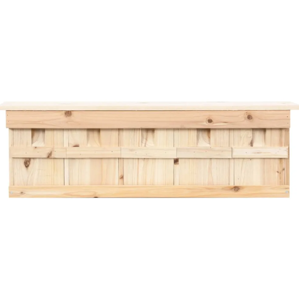 vidaXL Mussenhuis met 5 kamers 68x15x21 cm vurenhout
