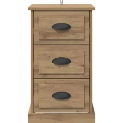 vidaXL Nachtkastje Artisan Eiken 39 x 39 x 67,5 cm Bewerkt hout