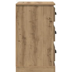 vidaXL Nachtkastje Artisan Eiken 39 x 39 x 67,5 cm Bewerkt hout