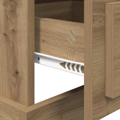 vidaXL Nachtkastje Artisan Eiken 39 x 39 x 67,5 cm Bewerkt hout