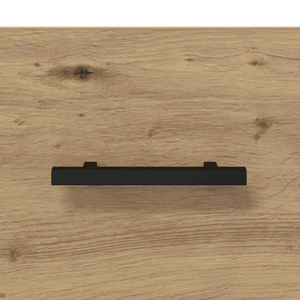 vidaXL Nachtkastje Artisan Eiken 40 x 35 x 47,5 cm Bewerkt hout