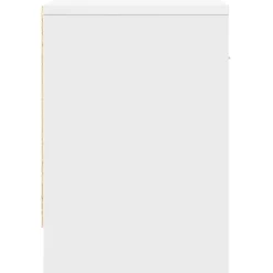 vidaXL Nachtkastje met lade 39x28x41 cm wit