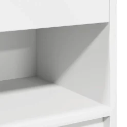 vidaXL Nachtkastje met lade 39x28x41 cm wit