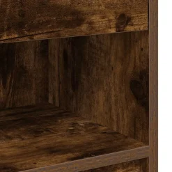 vidaXL Nachtkastje met lade 39x28x41 cm gerookt eikenkleurig