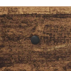 vidaXL Nachtkastje Oudhout 34 x 35,5 x 45 cm Bewerkt hout