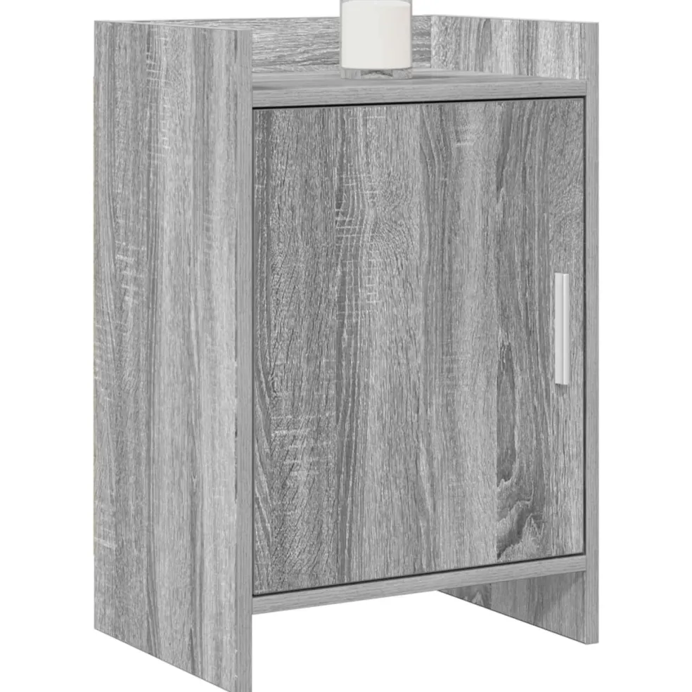 vidaXL Nachtkastjes Grijs Sonoma 40 x 30 x 60 cm Bewerkt hout