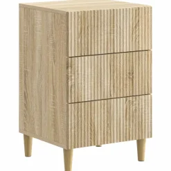 vidaXL Nachtkastje Sonoma Eiken 43 x 41 x 66,5 cm Bewerkt hout