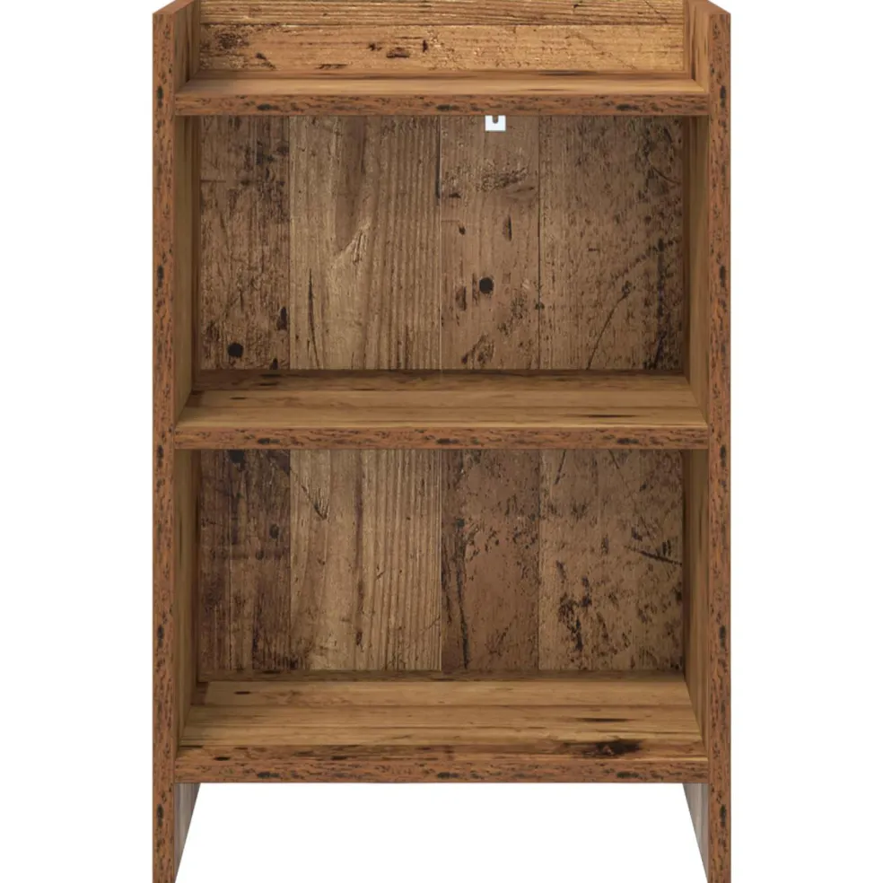 vidaXL Nachtkastjes Oud hout 40 x 30 x 60 cm Bewerkt hout
